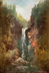 Waterfall (also known as the La Chute de Conches), 1873